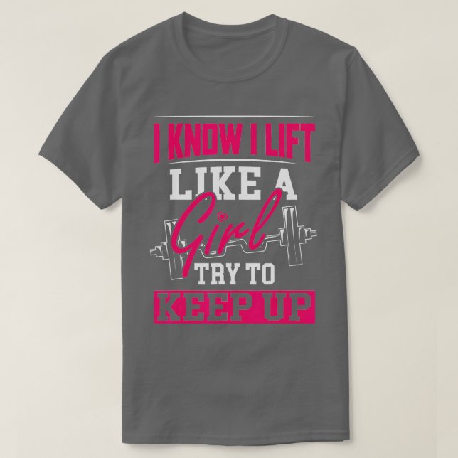 Camiseta Motivación de levantamiento de pesas sé que levant (Diseño del anverso)
