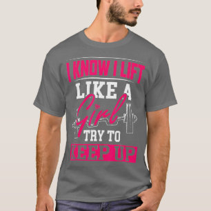 Camiseta Motivación de levantamiento de pesas sé que levant