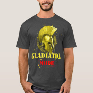 Camiseta Motivación de modo de gladiador Gimnasio entrenami