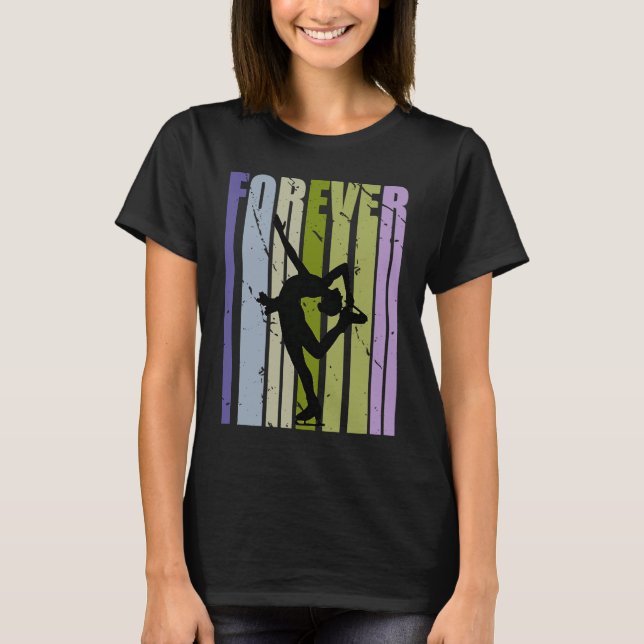 Camiseta Motivación de patinaje sobre hielo para siempre C (Anverso)