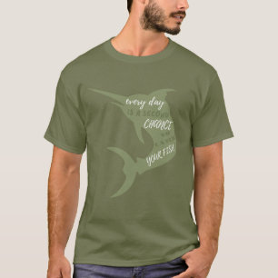 Camiseta Motivación de pesca   pez marrón   Pescado de espa