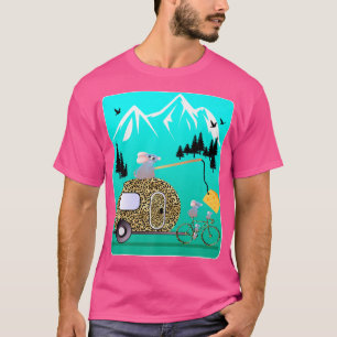 CAMISETA MOTIVACIÓN DE QUESO MICE CAMPER BIKE TOUR MONTAÑA