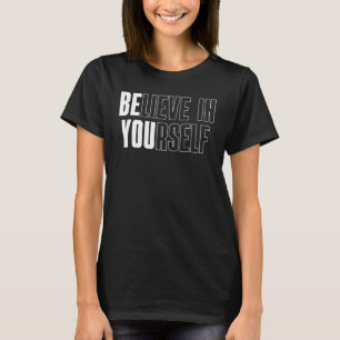Camiseta Motivación De Ropa De Gimnasio Sea Que Creas En Ti