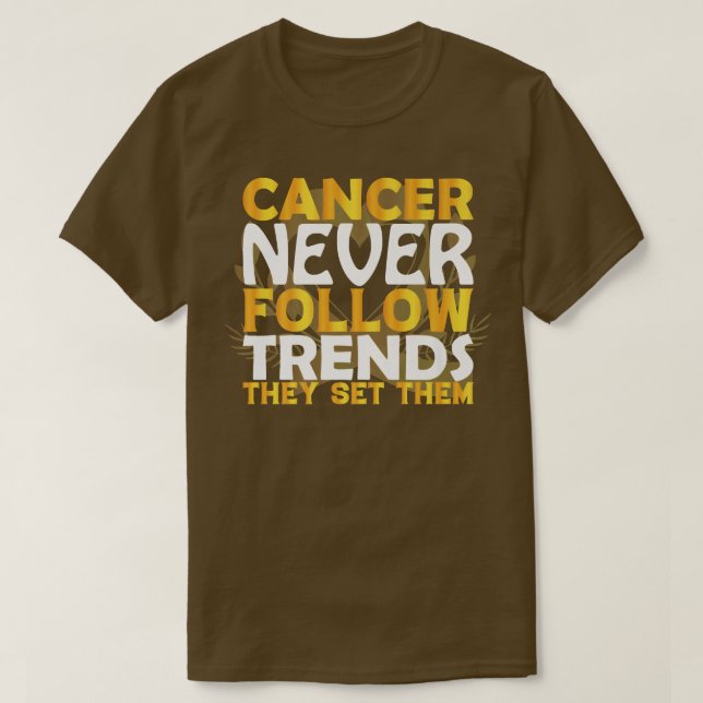 Camiseta Motivación de sensibilización sobre el cáncer infa (Diseño del anverso)