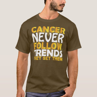 Camiseta Motivación de sensibilización sobre el cáncer infa