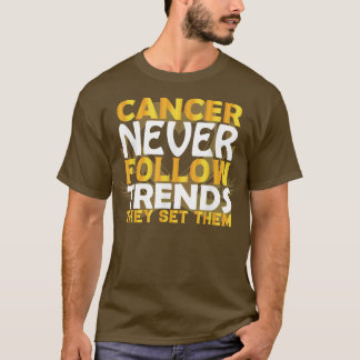 Camiseta Motivación de sensibilización sobre el cáncer infa