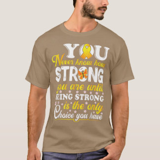 Camiseta Motivación de sensibilización sobre el cáncer infa