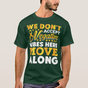 Camiseta Motivación de sensibilización sobre el cáncer infa