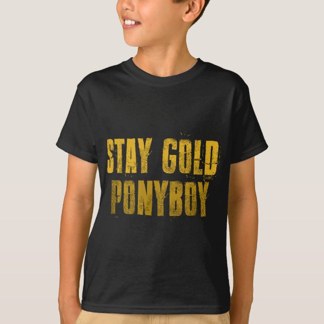 Camiseta Motivación de Stay Gold Ponyboy (Anverso)