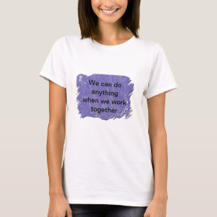 Camiseta Motivación de trabajo en equipo Cooperación empres