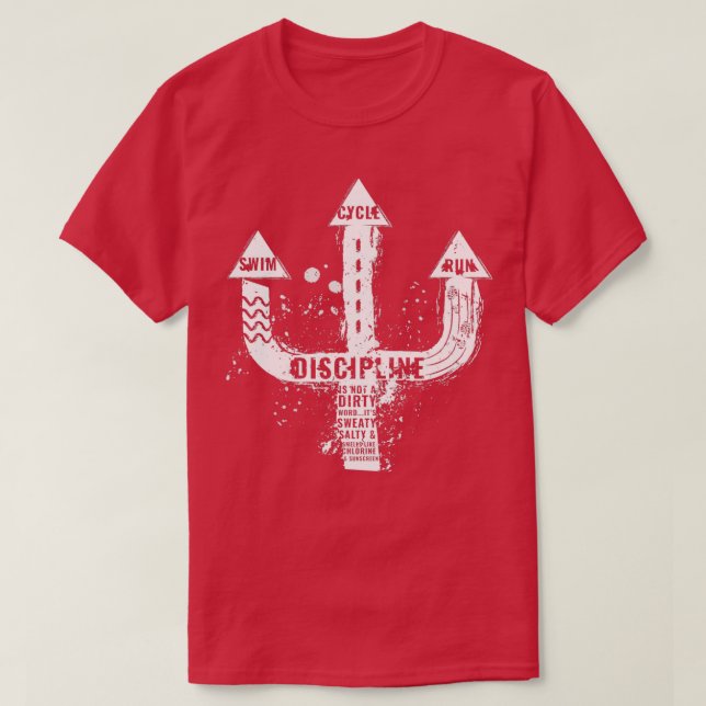 Camiseta Motivación de triatlón (Diseño del anverso)