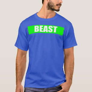 Camiseta Motivación del gimnasio Beast Gym Formación de col