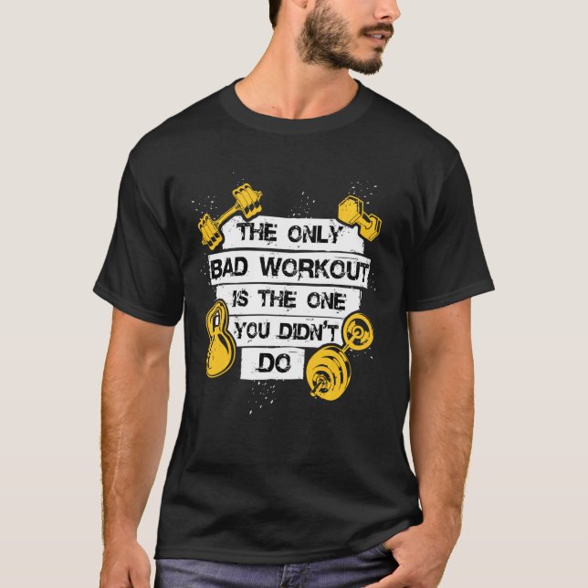 Camiseta Motivación del gimnasio Motivación de la cita (Anverso)