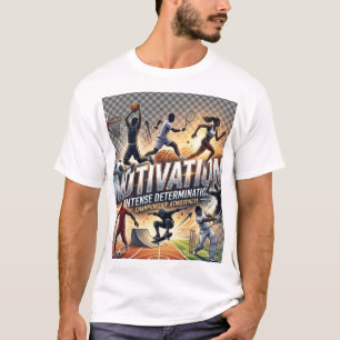 Camiseta Motivación Deportiva Tamil Determinación Intensa