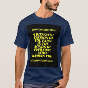 Camiseta Motivación dice visión filosófica del mundo