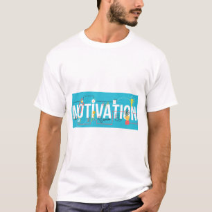 Camiseta Motivación – Diseño de tipografía minimalista mode