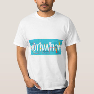 Camiseta Motivación – Diseño de tipografía minimalista mode