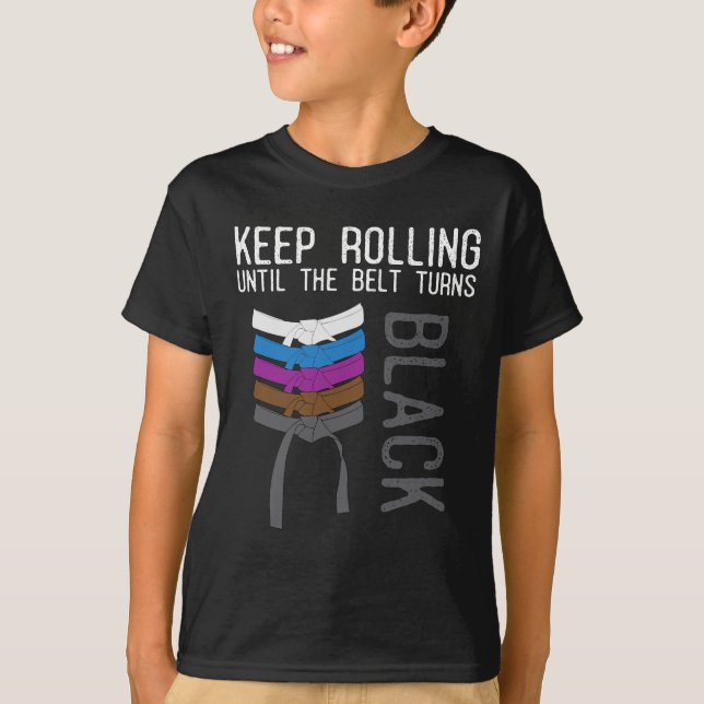 Camiseta Motivación divertida Jiu Jitsu Black Belt (Anverso)