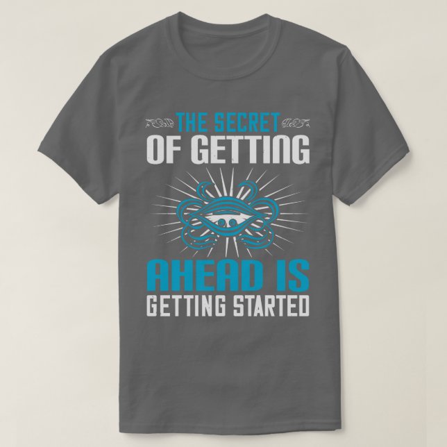 Camiseta Motivación El Secreto De Avanzar (Diseño del anverso)