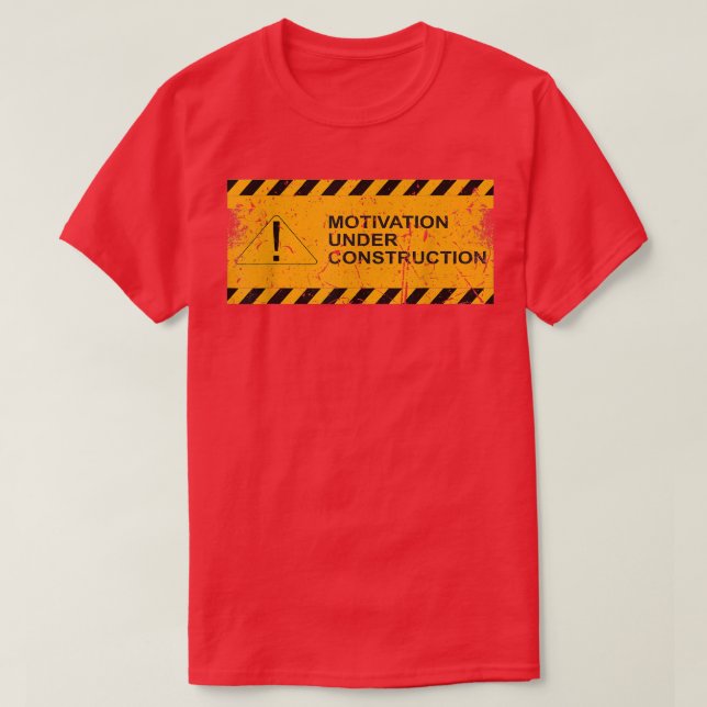 Camiseta Motivación En Construcción Los Meses Bajo Constr (Diseño del anverso)