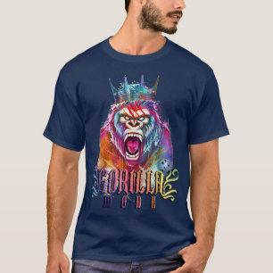 Camiseta Motivación en modo gorila Fitness King Beast Worko