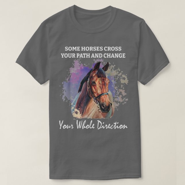 Camiseta Motivación Espiritual del Caballo Ecuestre (Diseño del anverso)