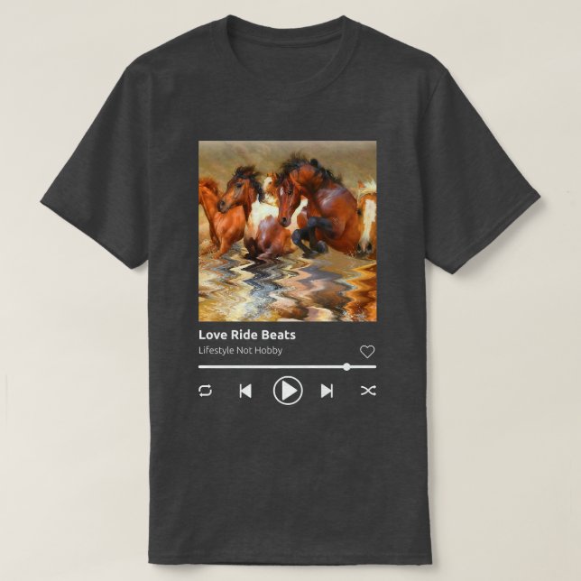 Camiseta Motivación Espiritual del Caballo Ecuestre (Diseño del anverso)