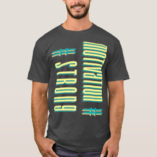 Camiseta Motivación fitness FuerteConstrucción de cuerpos