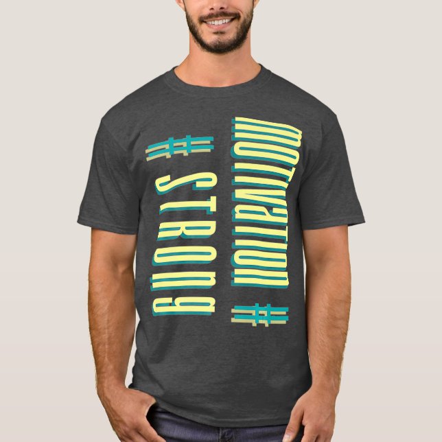 Camiseta Motivación fitness FuerteConstrucción de cuerpos (Anverso)