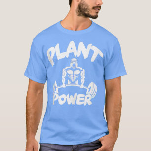 Camiseta Motivación GYM, Bodybuilder, Vegan Plant Power, Li