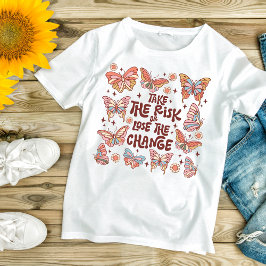 Camiseta Motivación Inspiradora de la mariposa de moda Boho