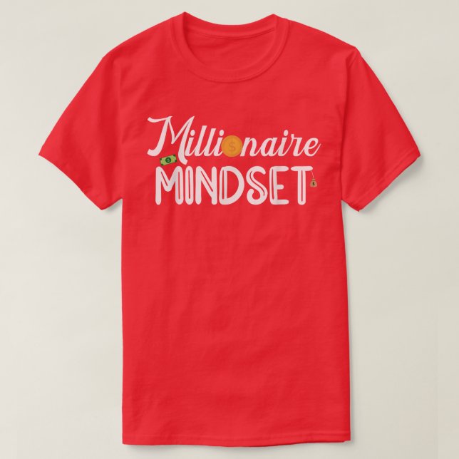 Camiseta Motivación Inspiradora divertida de Millionaire Mi (Diseño del anverso)