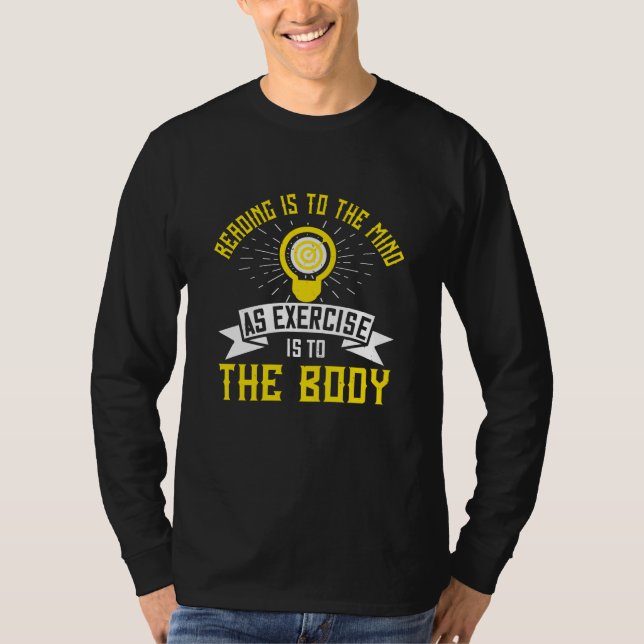 Camiseta Motivación - Leer es pensar (Anverso)