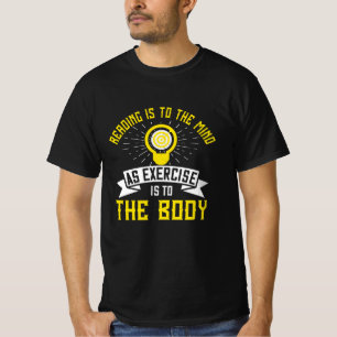 Camiseta Motivación - Leer es pensar