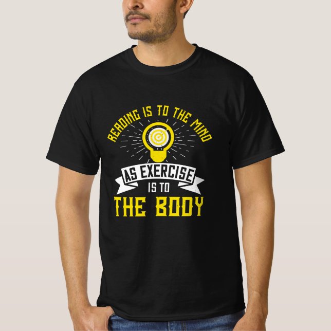 Camiseta Motivación - Leer es pensar (Anverso)