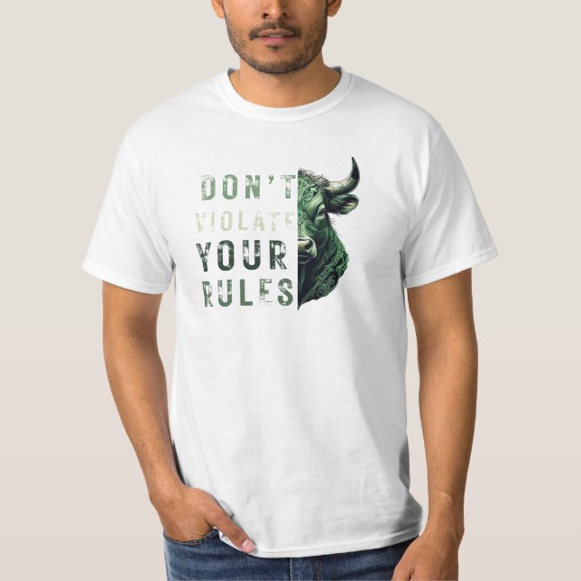 Camiseta Motivación | Mentalidad de Forex | Bull (Anverso)