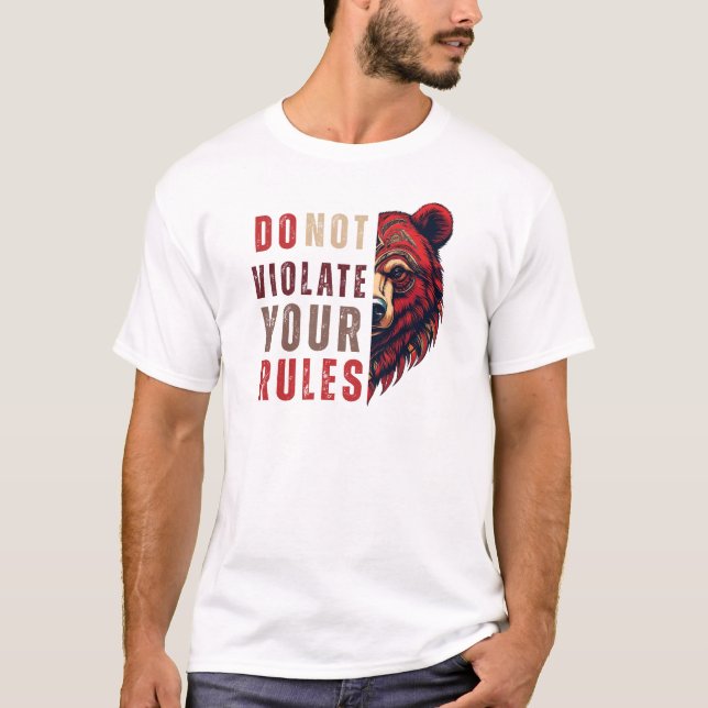 Camiseta Motivación | Mentalidad de Forex | Osito (Anverso)