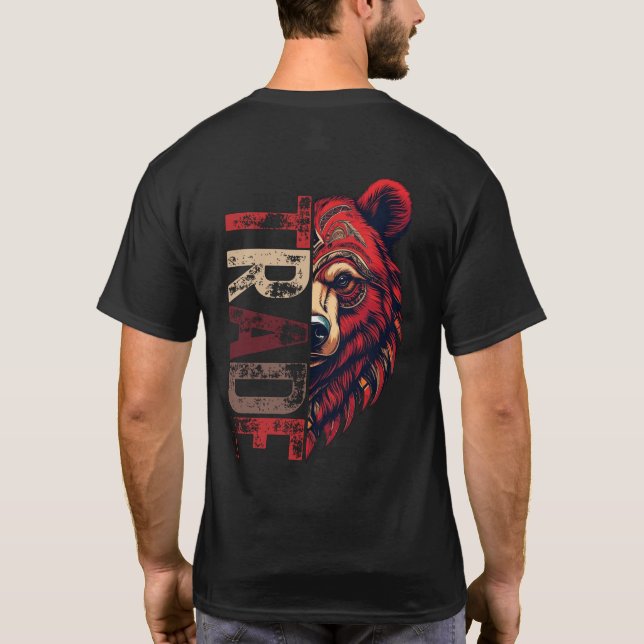 Camiseta Motivación | Mentalidad de Forex | Osito (Reverso)