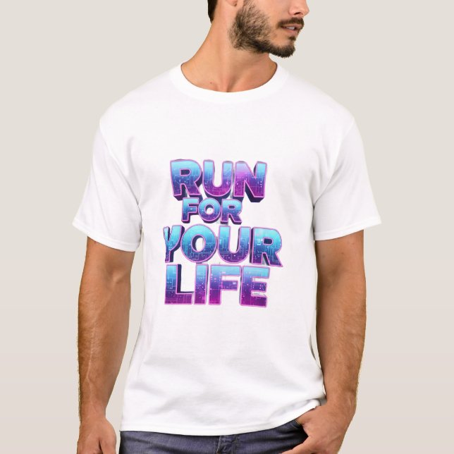 Camiseta Motivación para correr profesionalmente (Anverso)