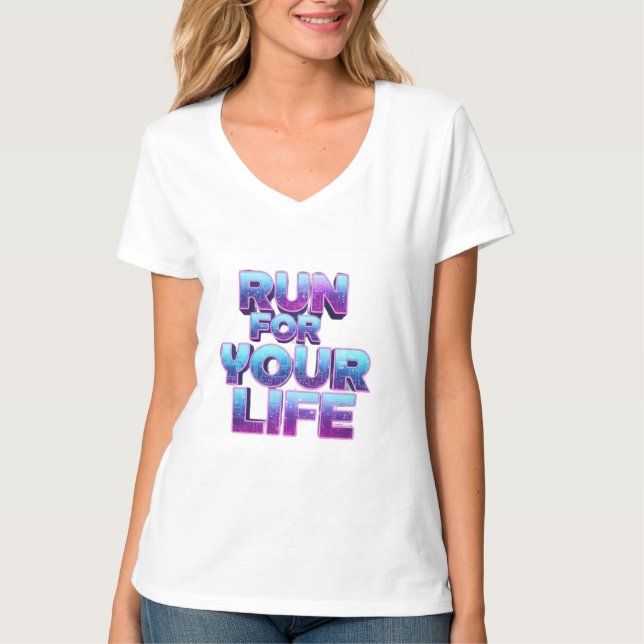 Camiseta Motivación para Correr Profesionalmente (Anverso)