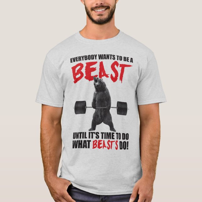 Camiseta Motivación para la construcción del cuerpo - Besti (Anverso)