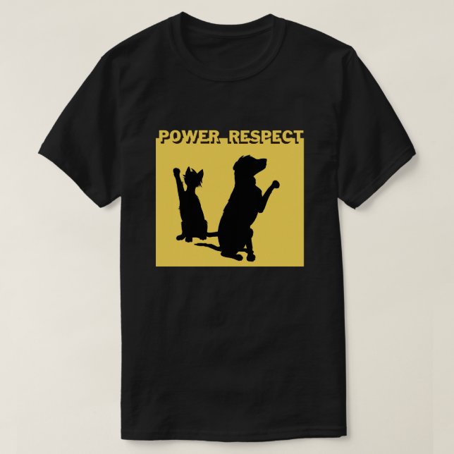 Camiseta Motivación Pro Elección Mascota de Gatos y Perros (Diseño del anverso)