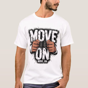 Camiseta Motivación Urbana Sigue Adelante Diseño Gráfico de