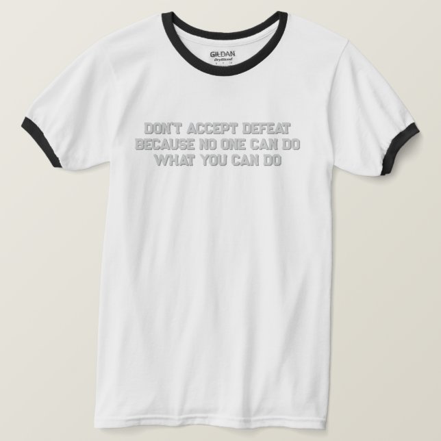 Camiseta Motivacional (Anverso del diseño)