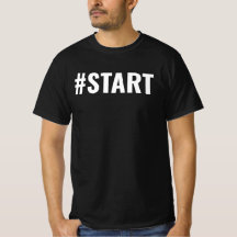 Camiseta Motivacional con Hashtag de Inicio