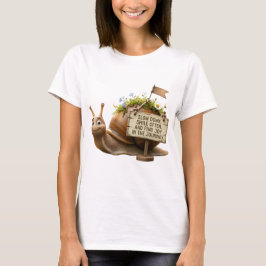 Camiseta Motivacional de Caracol Adorable - ¡Desac