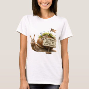 Camiseta Motivacional de Caracol Adorable - ¡Desac