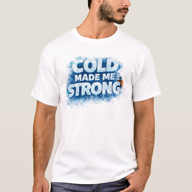 Camiseta Motivacional de Fuerza para Invierno (Anverso)