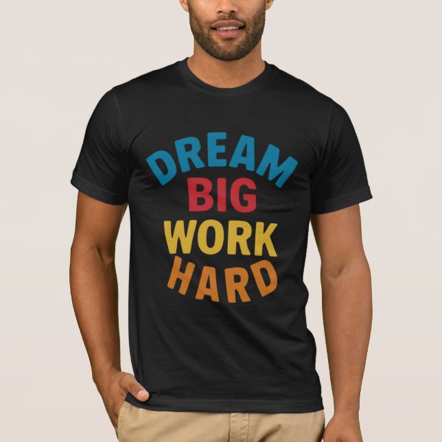 Camiseta Motivacional de gran trabajo (Anverso)
