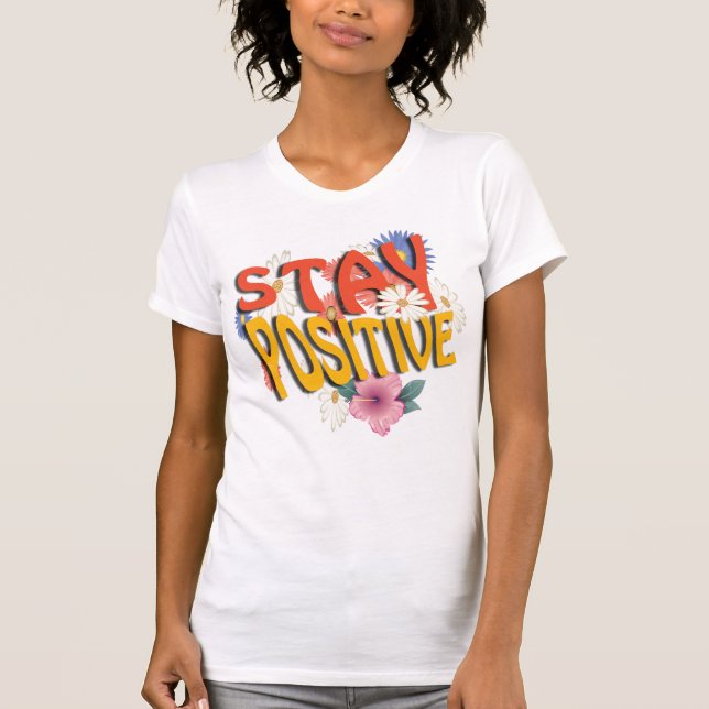 Camiseta Motivacional Floral (Anverso)
